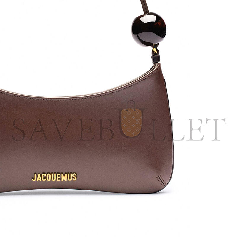 JACQUEMUS THE BISOU PERLE BEADED SHOULDER BAG BAW00057AC01C01855 (27*11.5*4cm)